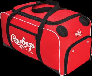 Covert Duffle Bag  Holds 2 Bat, Scarlet