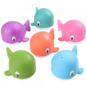 3 Whale Rubber Water Squirter, Dozen