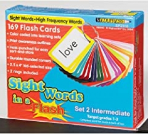 Sight Words In A Flash Cards, Grades 12