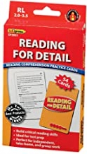 Reading Comprehension Practice Cards: Reading For Detail, Red Level