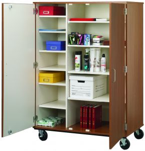 67 Tall  Closed Shelf Storage W/ Lock