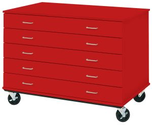 36 Tall  Five Drawer Storage  29 Deep W/ Lock