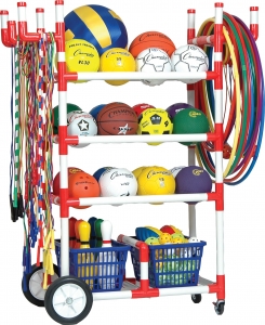 Equipment Cart With Balls Set A