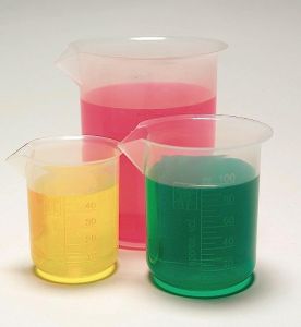 United Scientific Beakers, Wide Spout, Pp, 25ml