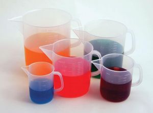 United Scientific Beakers With Handle, Short Form, Pp, 5000ml