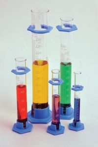 United Scientific Graduated Cylinders, Borosilicate Glass, Plastic Base, Class B,10ml