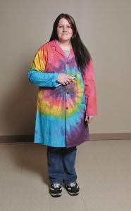 United Scientific Tie-dyed Laboratory Coat, Double Extra Large