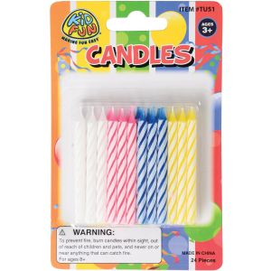 Birthday Candles, 12 In A Pack
