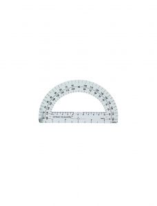 United Scientific Protractor, Plastic, 15 Cm