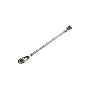 United Scientific Reuz Stainless Steel Offset Spoon Spatula, 185 Mm