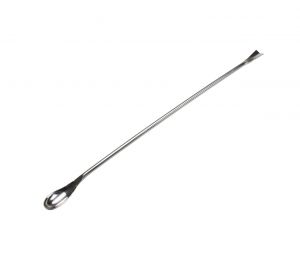 United Scientific Reuz  Stainless Steel Offset Spoon Spatula, 300 Mm