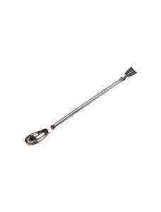 United Scientific Reuz Stainless Steel Large Offset Spoon Spatula, 300 Mm