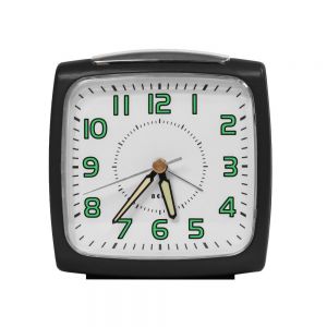 Impecca Bell Alarm Clock, Metallic Black