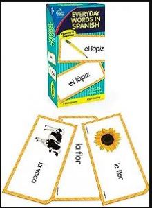 (3 Pk) Flashcards Everyday Spanish Words