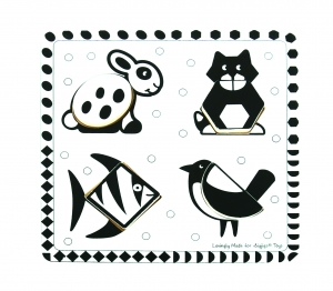 Pets Black And White Puzzle