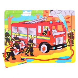 Tray Puzzle Fire Engine