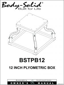 11 Inch Body-solid Tools Plyo Boxes
