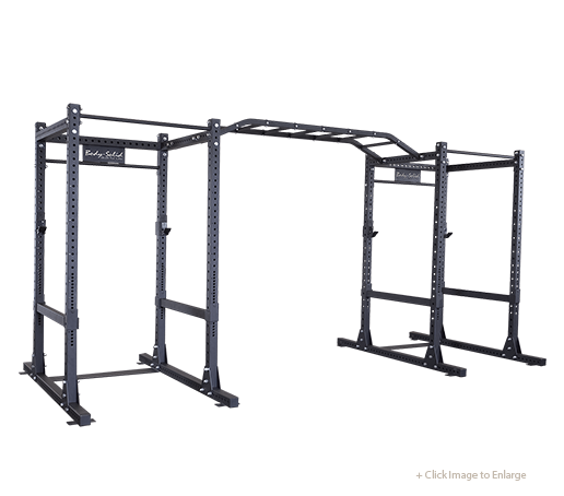 Pcl Power Rack Double Spr1000ss Strap Safeties W.monkey Bar