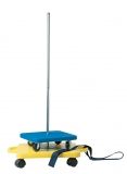 Scooter Stacker,silver/yellow Base