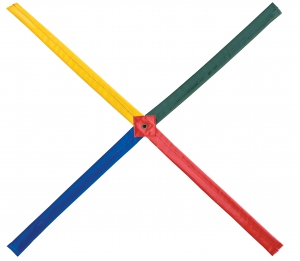 Speed Hurdle Riser,red, Yellow, Green And Blue