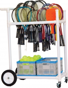 All-terrain Abs Racket Cart,white