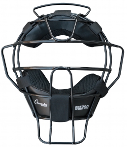 Ultra Lightweight Umpire Face Mask Black
