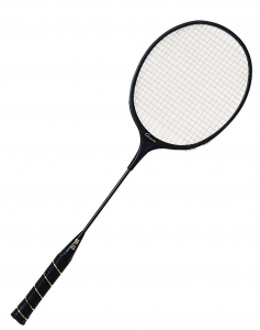 Molded Abs Badminton Racket,black