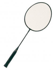 Junior Tempered Steel Badminton Racket,black