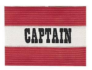 Adult Captain Arm Band Red, Pack Of 6