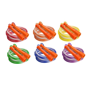 10 Ft Deluxe Xu Jump Rope Set,orange Handle