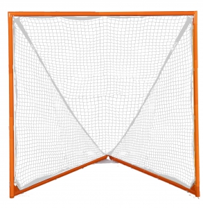 Pro High School Lacrosse Goal,white/orange