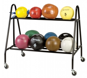 Medicine Ball Storage Cart,black