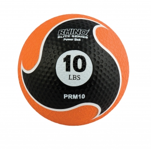 10lb Rhino Elite Medicine Ball,orange