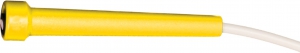 8 Ft Licorice Rhino Speed Rope Set Of 6,white Rope With Yellow Handle