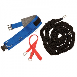 All-purpose Resistance Belt Set,black/red, Royal Blue