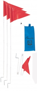 Collapsible Soccer Corner Flags,red Flags