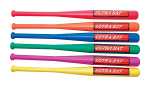 Ultra Poly Bat Set,set Of Six: One Of Each In Red, Orange, Yellow, Green, Royal Blue And Purple
