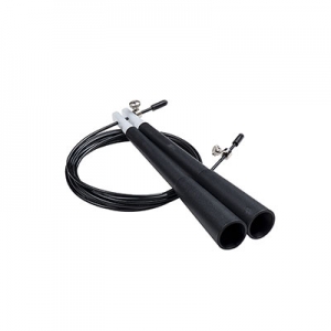 Double Bearing Speed Jump Rope Black