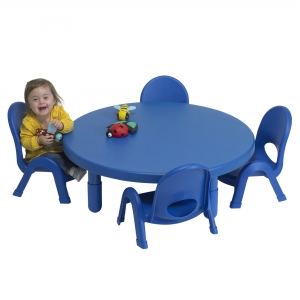 Toddler Myvalue Set 4  Round - Solid Royal Blue