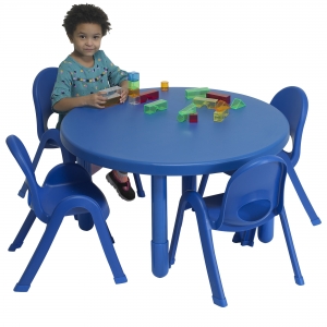 Preschool Myvalue Set 4  Round - Solid Royal Blue