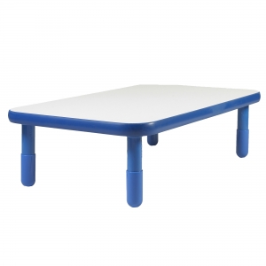 Baseline 48" X 30" Rectangular Table - Royal Blue With 14" Legs