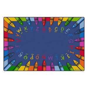 Alphabet Crayon - Rectangle Small