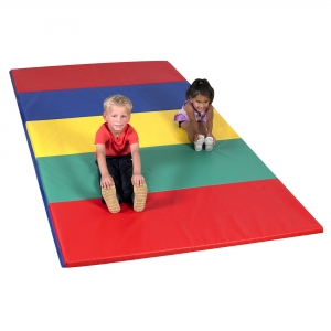 Rainbow Folding Gym Mat - 5'x10'