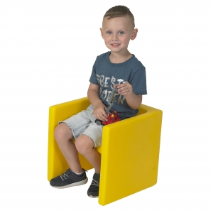 Cube Chair - Yellow