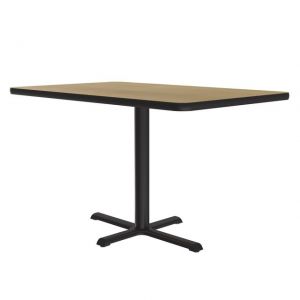 Deluxe High-pressure CafA And Breakroom Table With Cast Iron Base