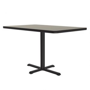 Deluxe High-pressure CafA And Breakroom Table With Cast Iron Base