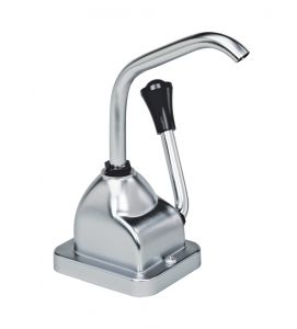 Hand Pump, Chrome, 4"w X 6"d X 10"h