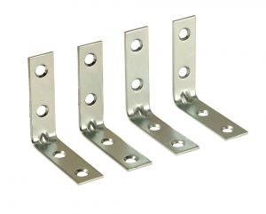 Floor Mounting L-Shaped Brackets- Set of 4