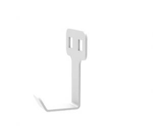 Hook,backpack,powdercoat,light Grey,matte/satin