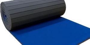 The Industry Standard - Carpet Bonded Xpe Foam - Cheerleading And Gymnastics Floors, 3/4 " Custom Sq Ft. Color Blue